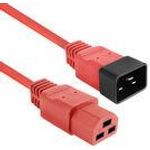 ACT Powercord C20 - C21 IEC60320 red 1 m (AK5360)