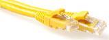 ACT Yellow 2 meter U/UTP CAT6 patch cable snagless with RJ45 connectors. Cat6 u/utp snagless yl 2.00m (IS8802)