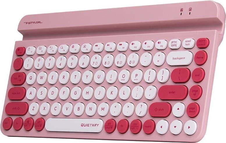 Drahtlose Tastatur A4tech FSTYLER FBK30 Raspberry 2.4GHz+BT (Silent) A4TKLA47189 (A4TKLA47189)