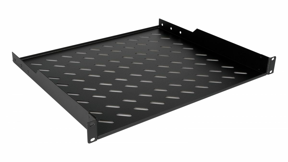 Equip Festes Fachboden 19" 1U 600 mm Schwarz