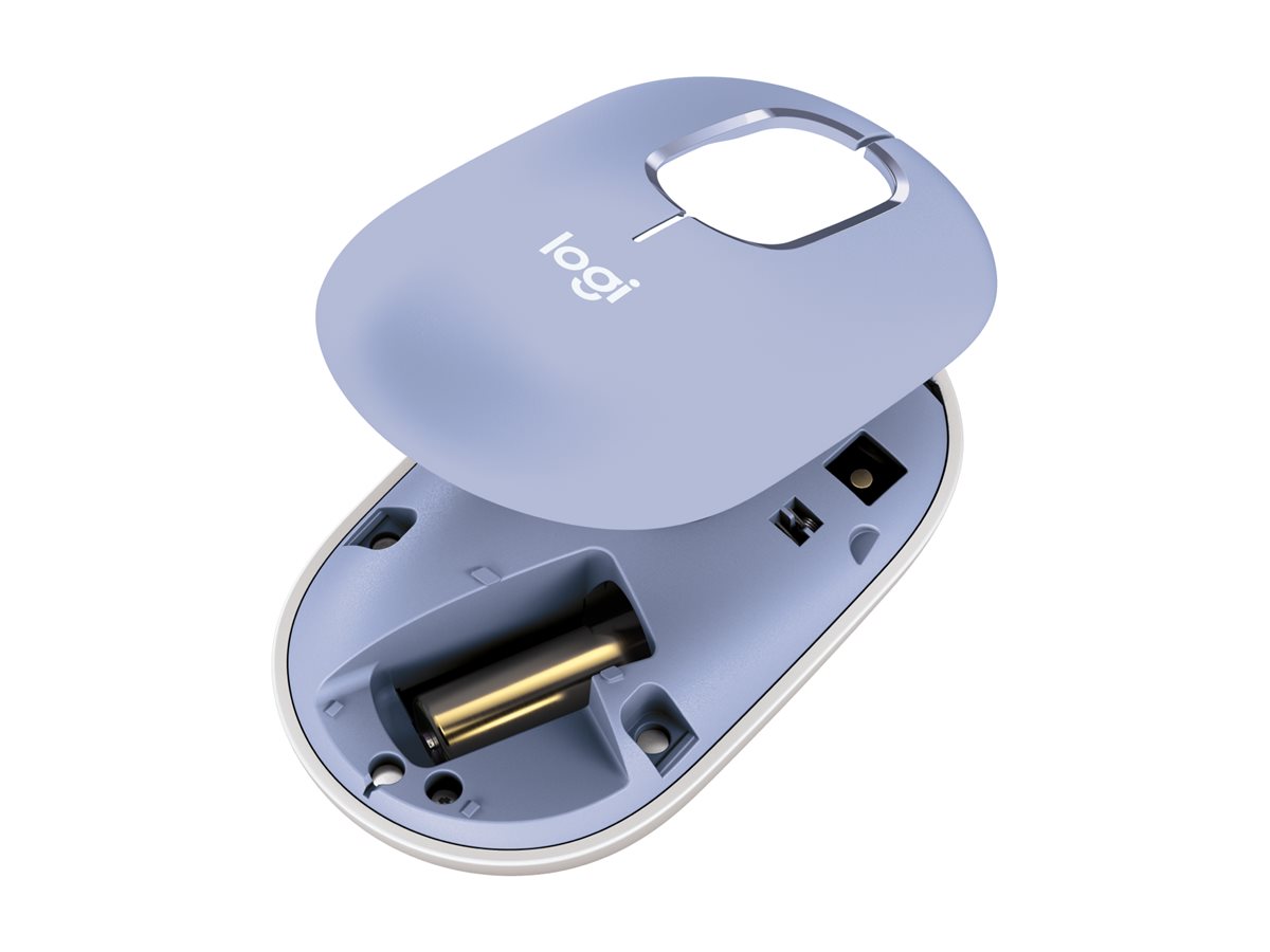 Logitech POP Mouse - Kabellose Maus - Bluetooth 5.1 LE - Lilac