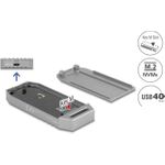Delock M.2 NVMe SSD Gehäuse USB 40 Gbps - werkzeugfrei (42033) (B-Ware)
