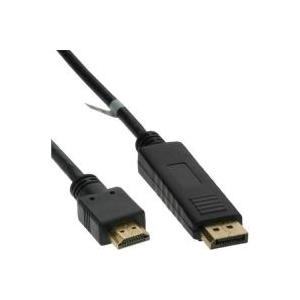 INLINE Videokabel DisplayPort (M) bis HDMI (M) (17181)