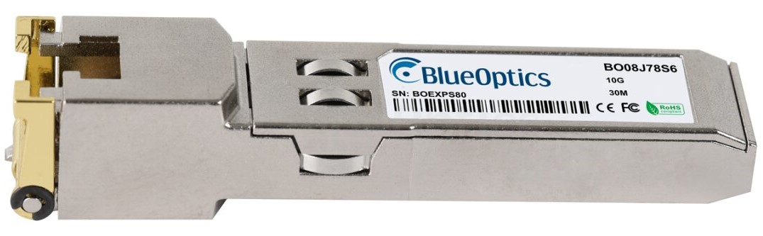 BlueOptics JL563B-BO SFP+ Transceiver RJ-45 10GBASE-T 30 m Aluminium