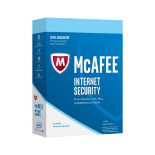 McAfee Internet Security 2018 Abonnement-Lizenz 1 Jahr 3 Geräte Deutsch
