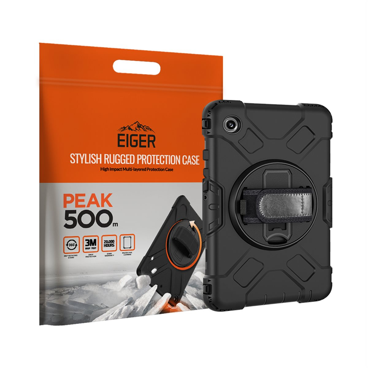 Eiger Peak 500m Case für Samsung Galaxy Tab A9+ 11" Schwarz
