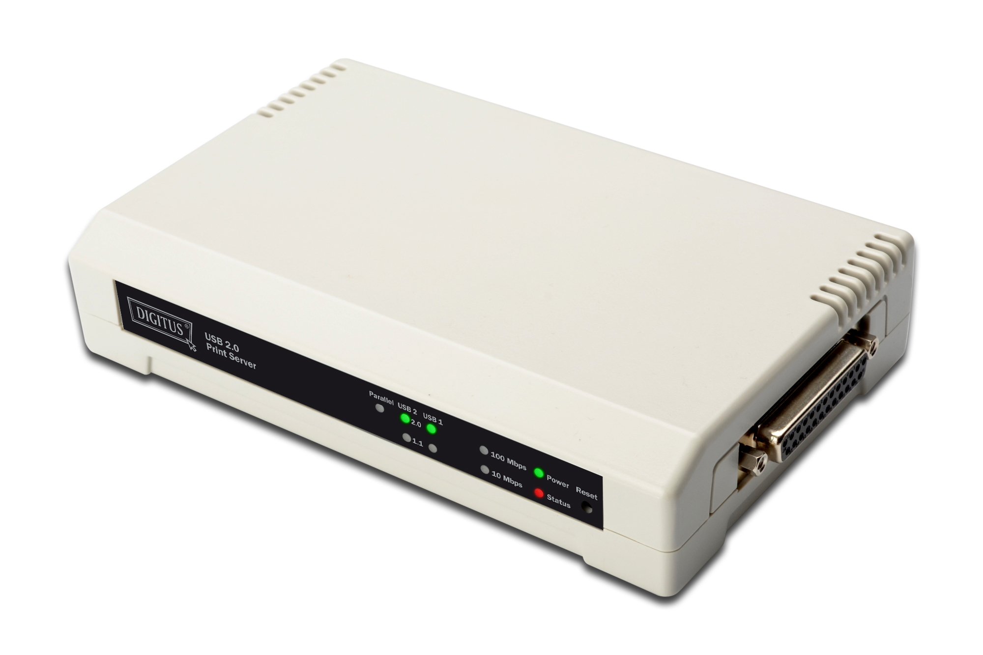Digitus DN-13006-1 Druckserver 10/100 Ethernet Weiß
