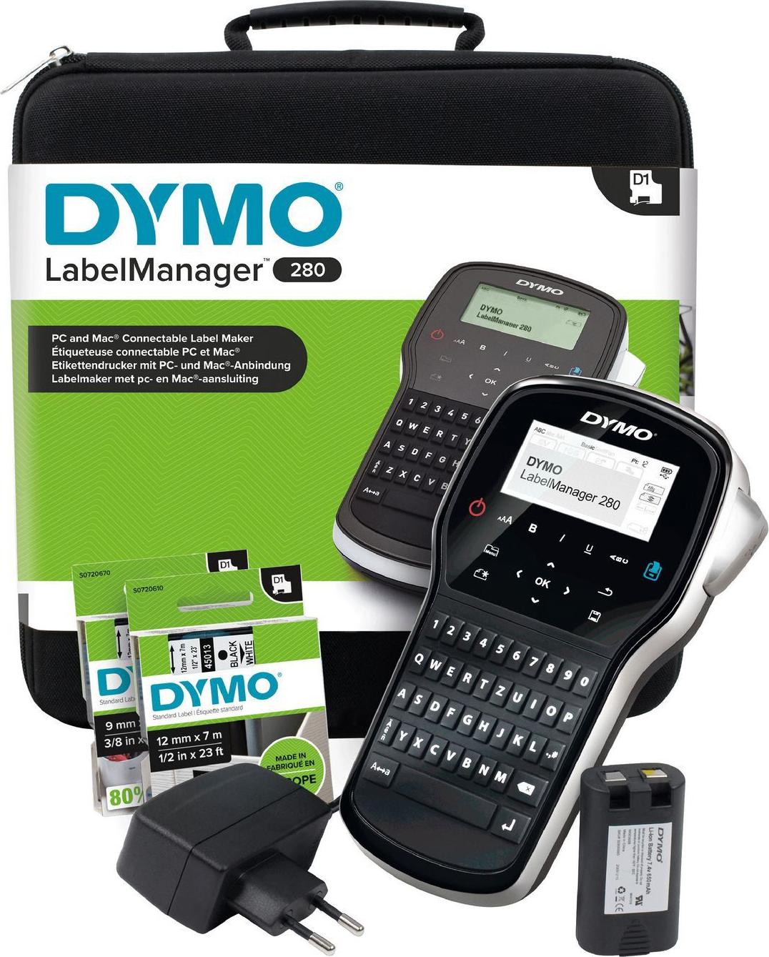DYMO LabelManager 280 Beschriftungsgerät Schwarz, Silber