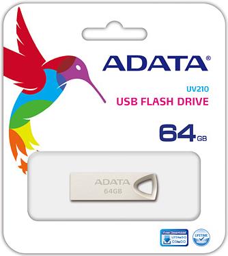 ADATA UV210 USB-Flash-Laufwerk (AUV210-64G-RGD)