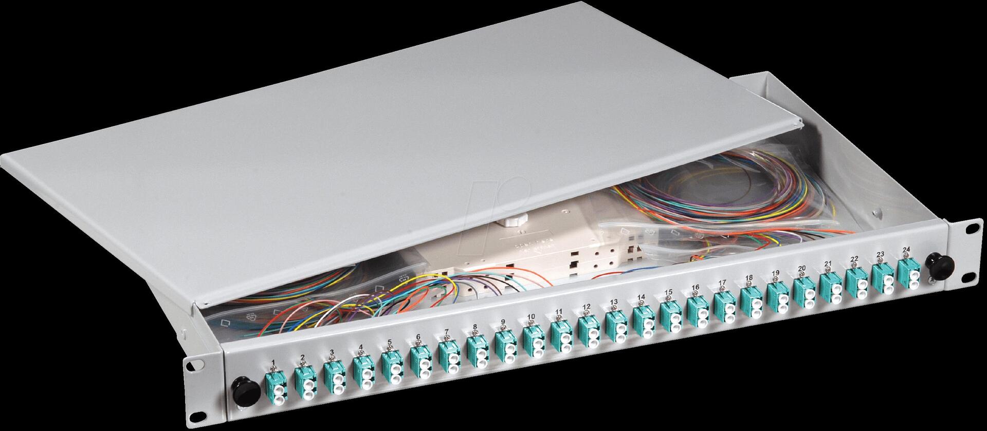 EFB-Elektronik Spleißbox LC 50/125µ OM3 nicht ausziehbar 12 Pigtails/6 Kuppl. Hersteller: EFB Elektronik (B70901.12OM3)