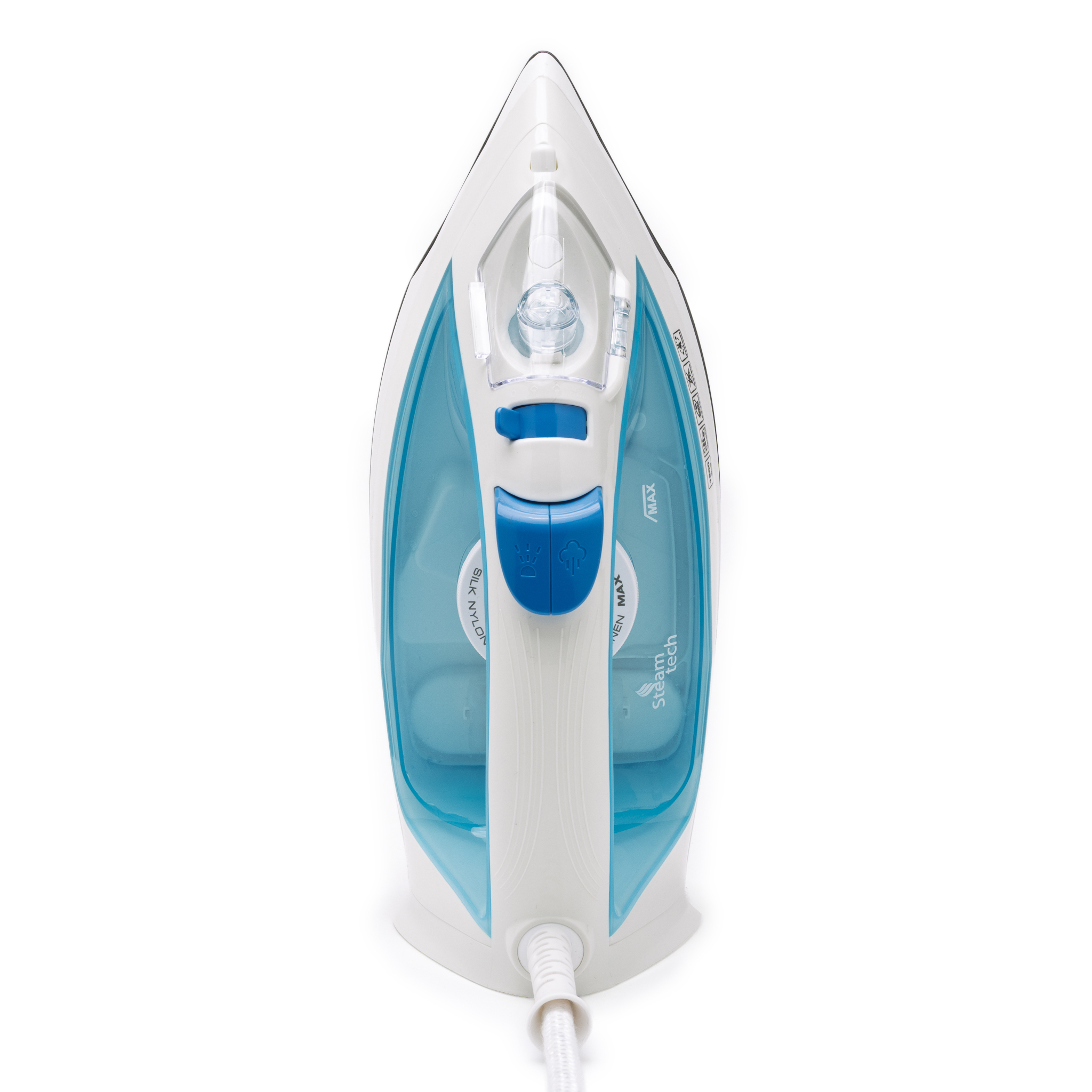 Tornado Dampfbügeleisen TST-1800B 1800 W Teflon-Bügelsohle Blau/Weiß