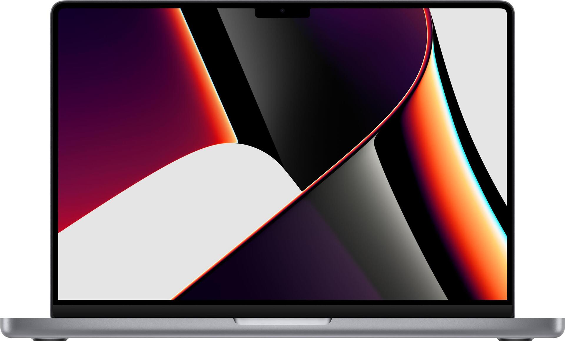 Apple MacBook Pro Notebook 36,1 cm (14.2" ) Apple M 32 GB 512 GB SSD Wi-Fi 6 (802.11ax) macOS Monterey Grau (Z15G_M1PRO_2_DE_CTO)