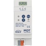 MDT AKK-0216.03 Schaltaktor 2-fach, 2TE, REG, 16A, 70µ (AKK-0216.03)