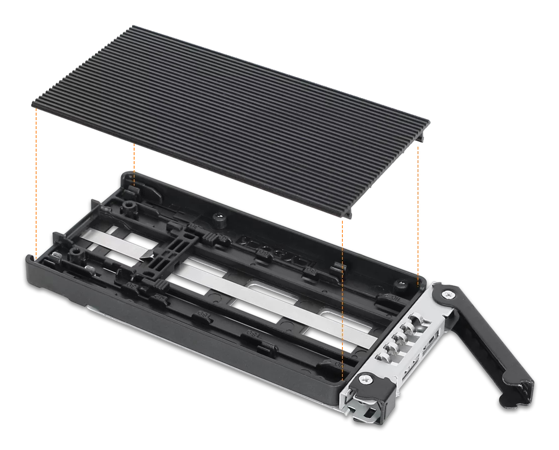 ICY Dock ToughArmor MB834MK-B V2 3.5" M.2 NVMe SSD Mobile Rack Schwarz