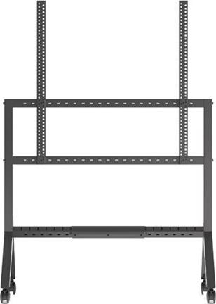 B-TECH Rollwagen 1000x900 -125kg 65-110''/Ablage/schwarz (BT8546/B)