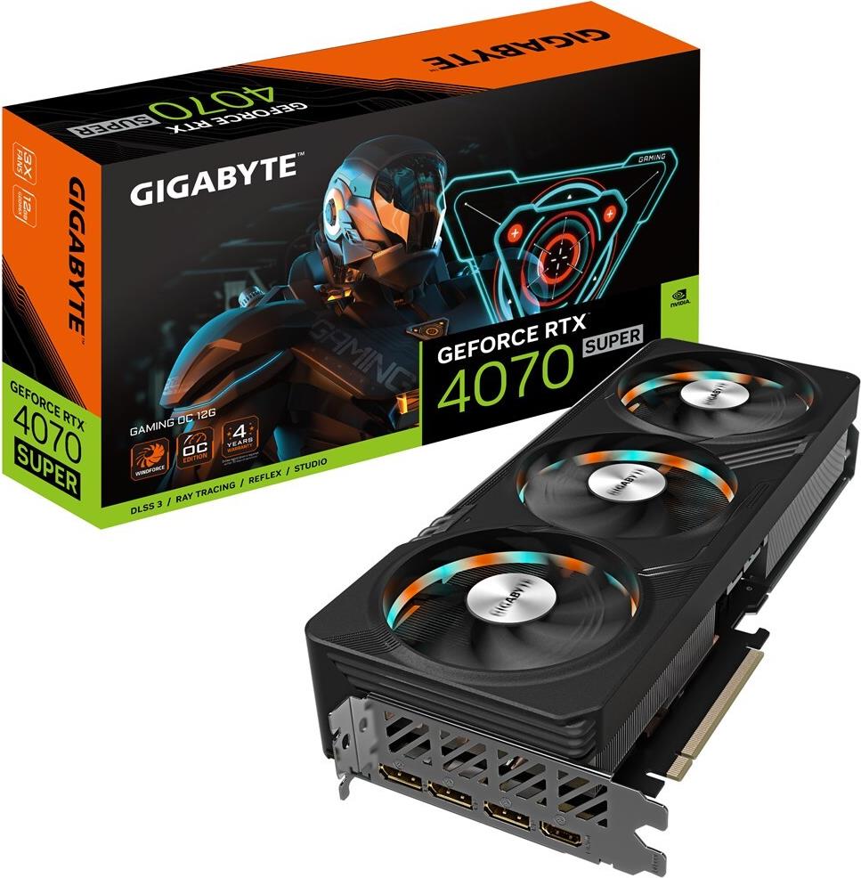 Gigabyte GAMING GeForce RTX 4070 SUPER OC 12G (GV-N407SGAMING OC-12GD)