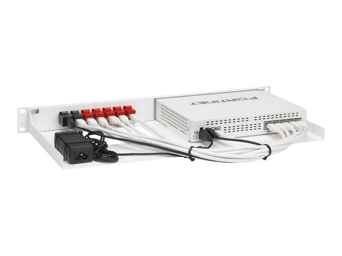 Rackmount.IT RM-FR-T14 1U Rack-Montagekit für FortiGate 40F, Weiß