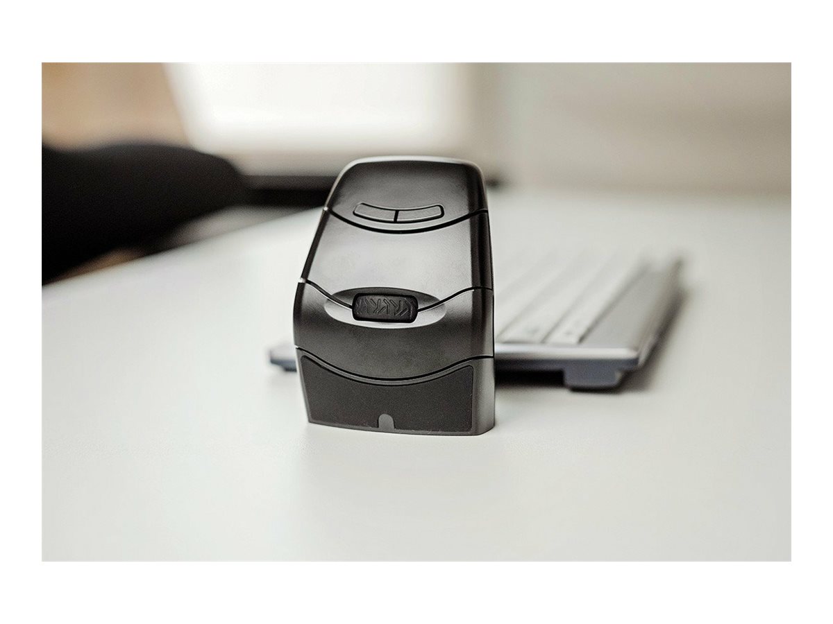 BakkerElkhuizen DXT 3 Precision Vertikale Maus USB-C Schwarz