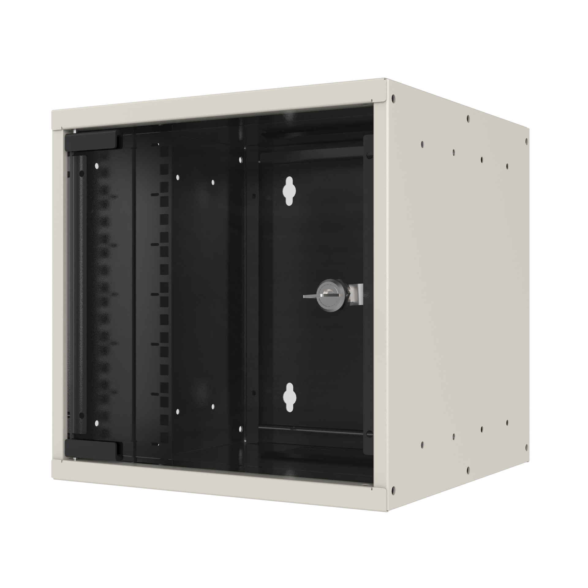 EFB Elektronik 10" Wandgehäuse 4HE Tiefe 300mm 1-teilig RAL9010 (WGB-1004WS.30)