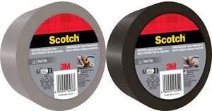 3M Gewebeklebeband, 50 mm x 50 m, schwarz Mehrzweck-Klebeband, stark, haltbar, anschmiegsam, flexibel, - 1 Stück (BLCKDUCT5050)