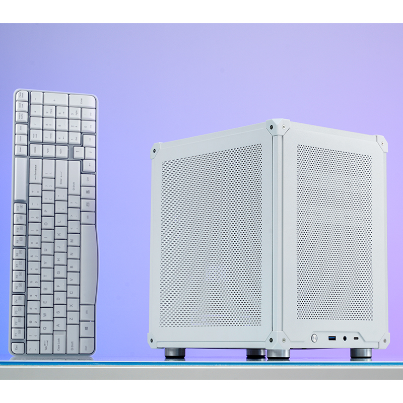 Jonsbo C6 Micro-ATX Systemgehäuse Mini Tower Weiß