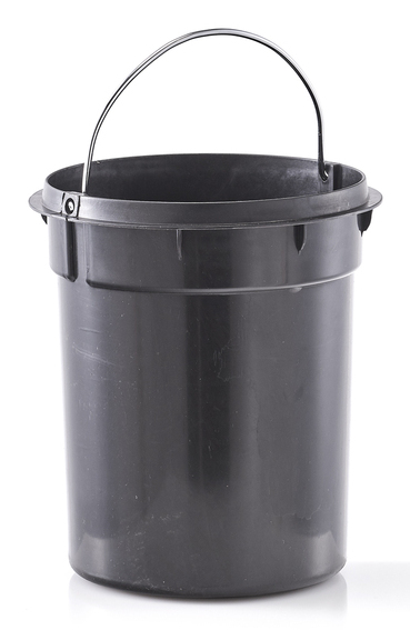 Zeller Kosmetikeimer 3 l Bambus, Schwarz