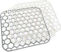 Peggy Perfect Spülbeckenmatte, eckig, farbig sortiert aus Kunststoff, mit Wabenstruktur, Einlage für das - 1 Stück (34200)