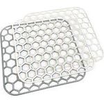 Peggy Perfect Spülbeckenmatte, eckig, farbig sortiert aus Kunststoff, mit Wabenstruktur, Einlage für das - 1 Stück (34200)