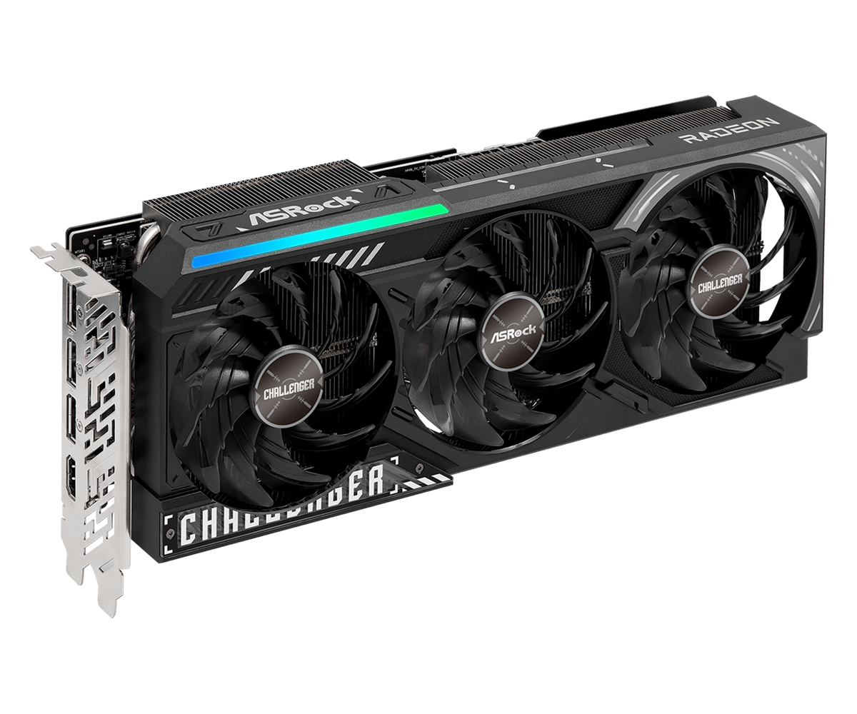 ASRock Challenger Radeon RX 9070 XT 16 GB GDDR6 Schwarz