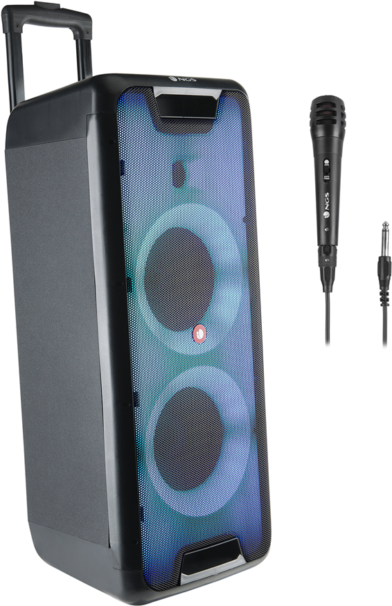 NGS WILD RAVE 1 Tragbarer Stereo-Lautsprecher Schwarz 200 W ()
