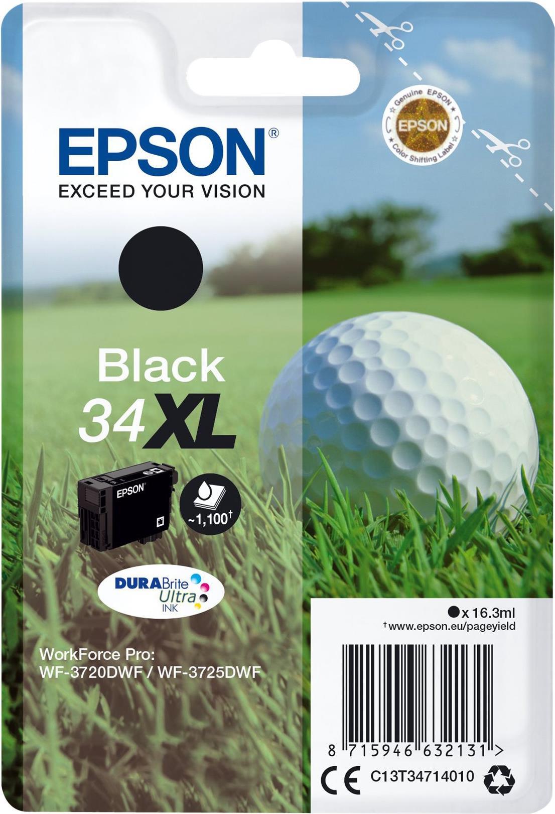 EPSON Tinte schwarz 16.3ml (C13T34714020)