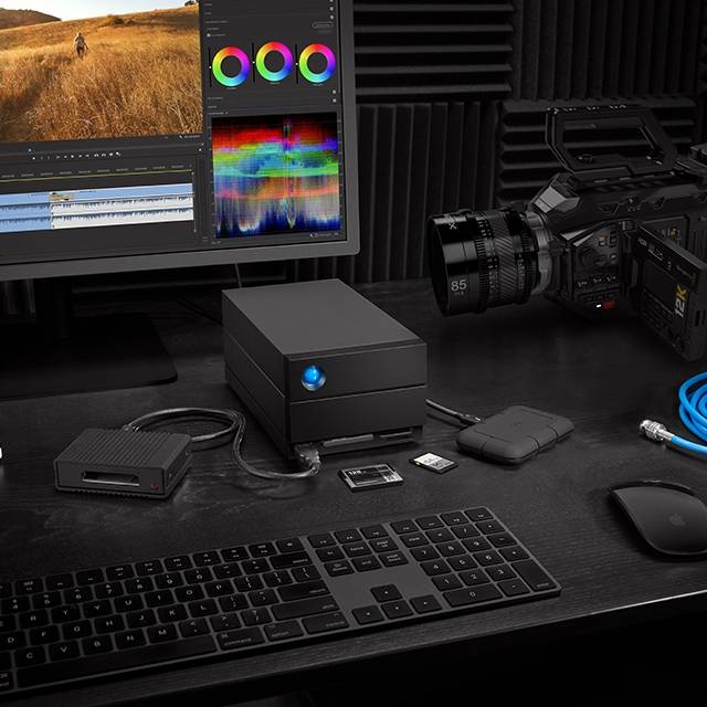 LaCie 2big Dock 60 TB Thunderbolt 4 Schwarz