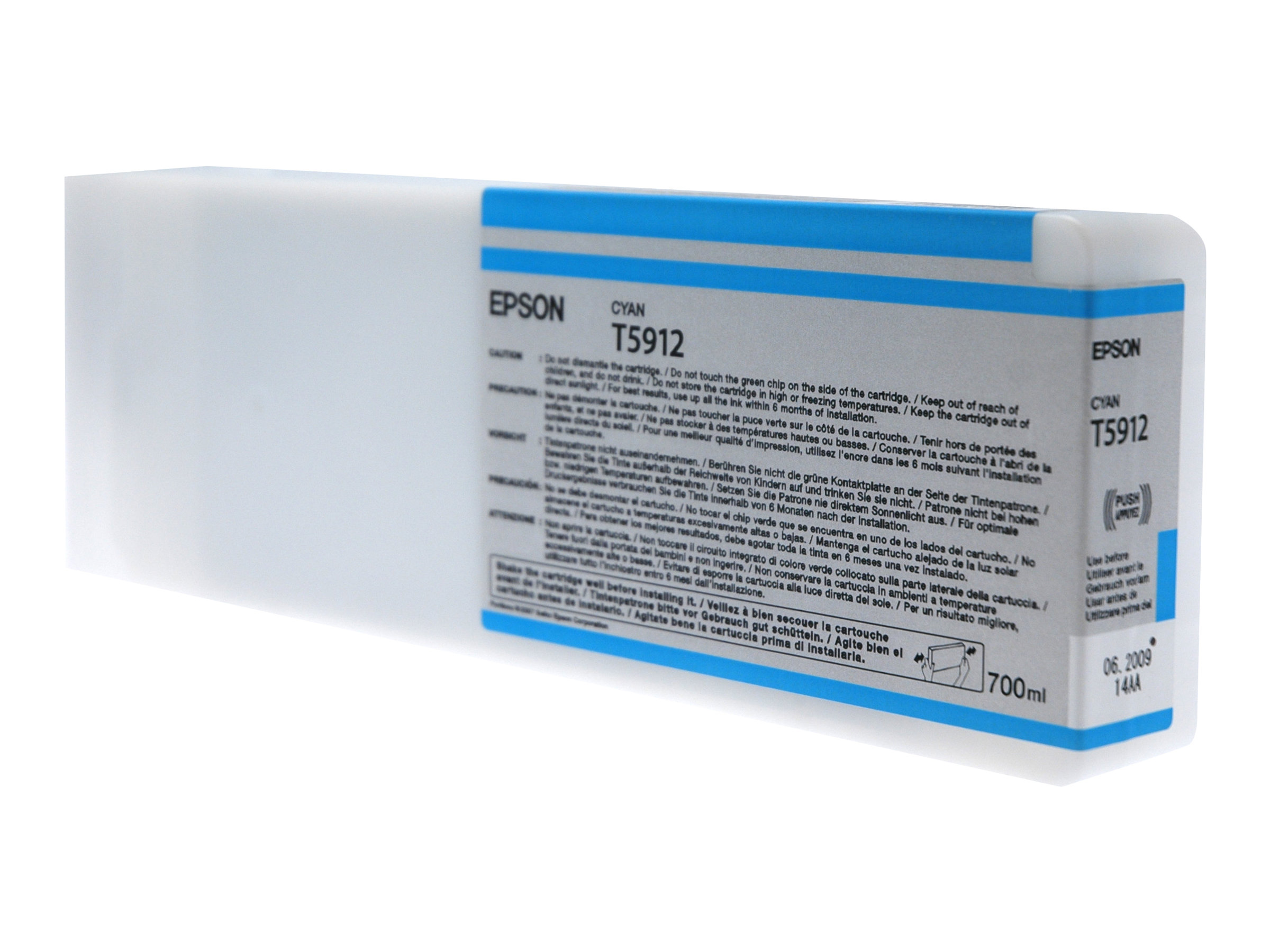 Epson T5912 Cyan Tintenpatrone 700 ml