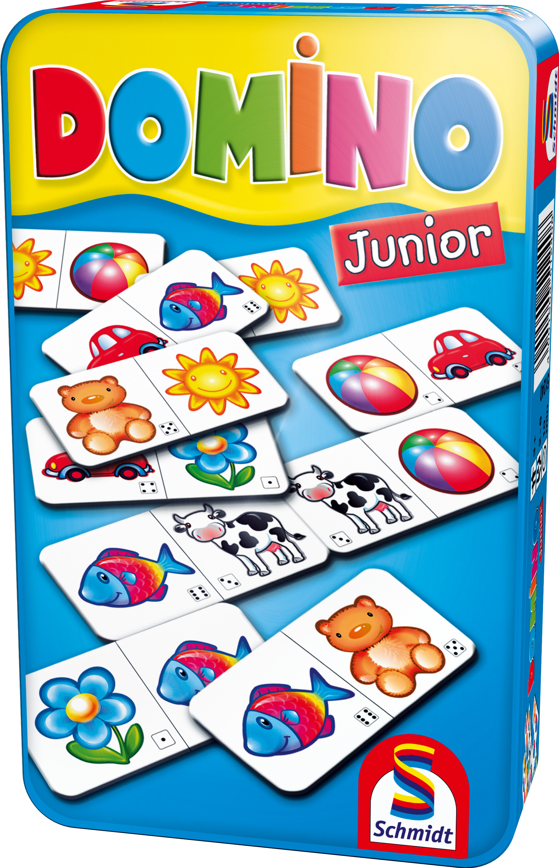 Schmidt Spiele Domino Junior - Legespiel ab 3 Jahren für 2-6 Spieler (51240)