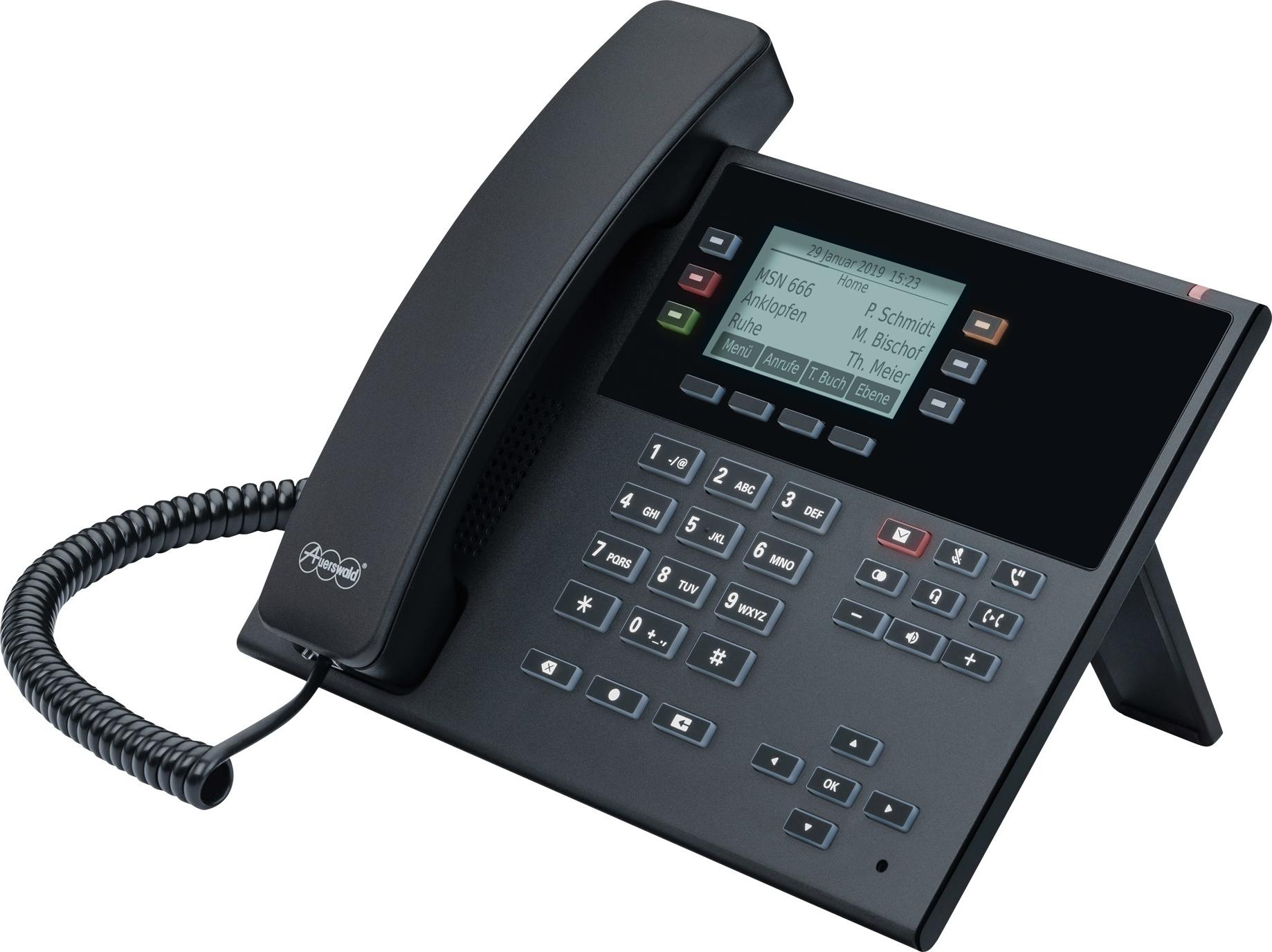 Auerswald COMfortel D-110 VoIP-Telefon Schwarz