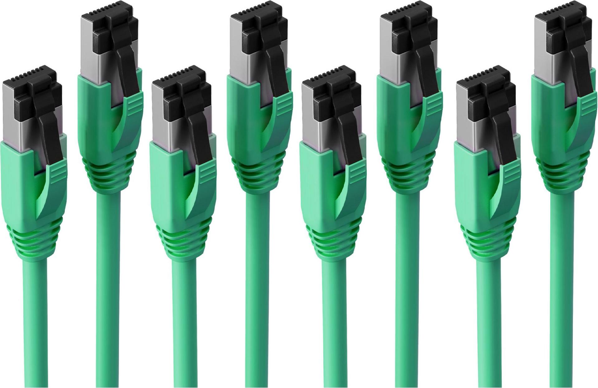 S/CONN maximum connectivity ®-BASIC-S--Patchkabel cat. 8.1 F/FTP PIMF LSZH grün 7,5m--VE4 (SC08-41063-4)