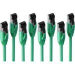 S/CONN maximum connectivity ®-BASIC-S--Patchkabel cat. 8.1 F/FTP PIMF LSZH grün 7,5m--VE4 (SC08-41063-4)