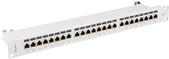 Lanberg Patchpanel 24-Port 1U 19" Cat. 7 FTP geschirmt grau (PPS7-1024-S)