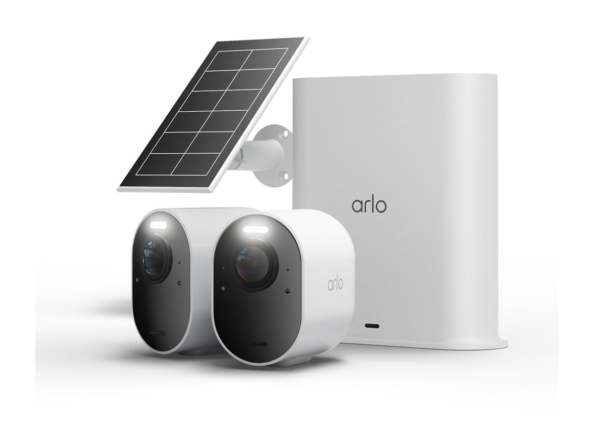 Arlo Ultra 3 2-Kamera-Set Netzwerk-Überwachungskamera mit Solarpanel