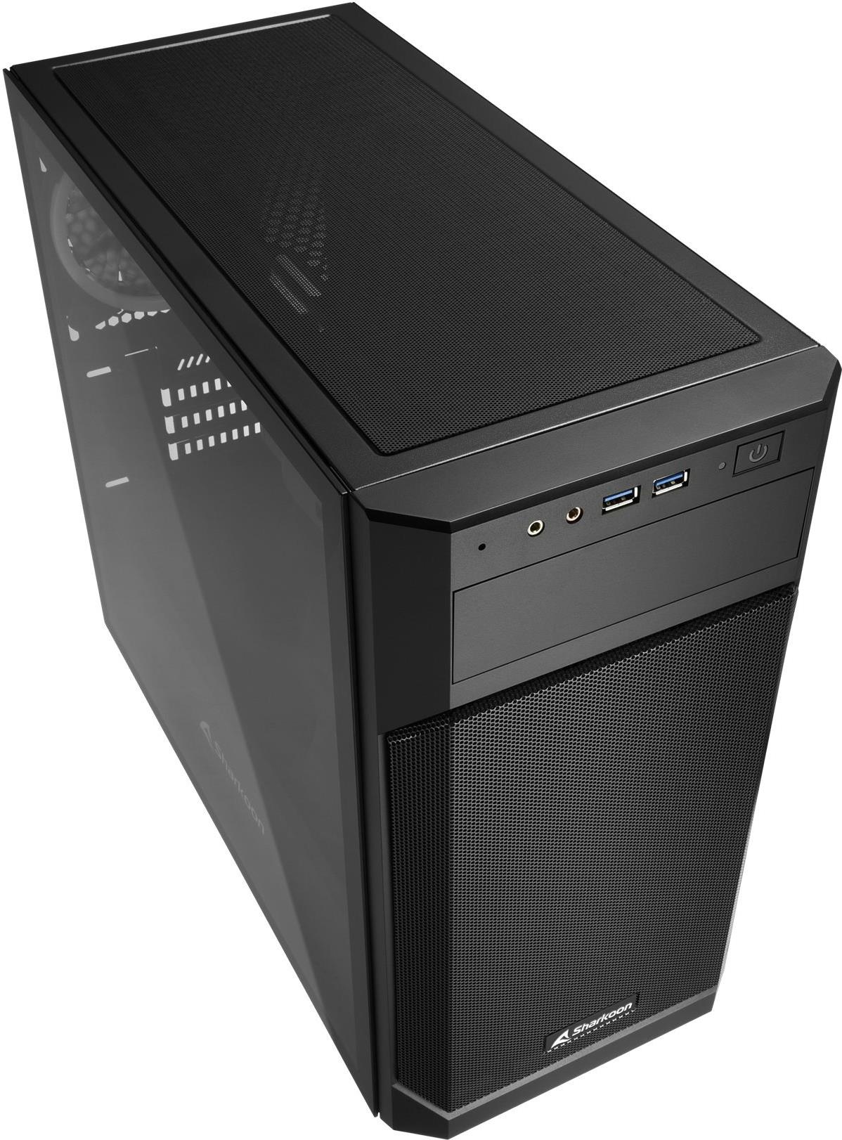 Sharkoon V1000 RGB Micro Tower Gehäuse Schwarz