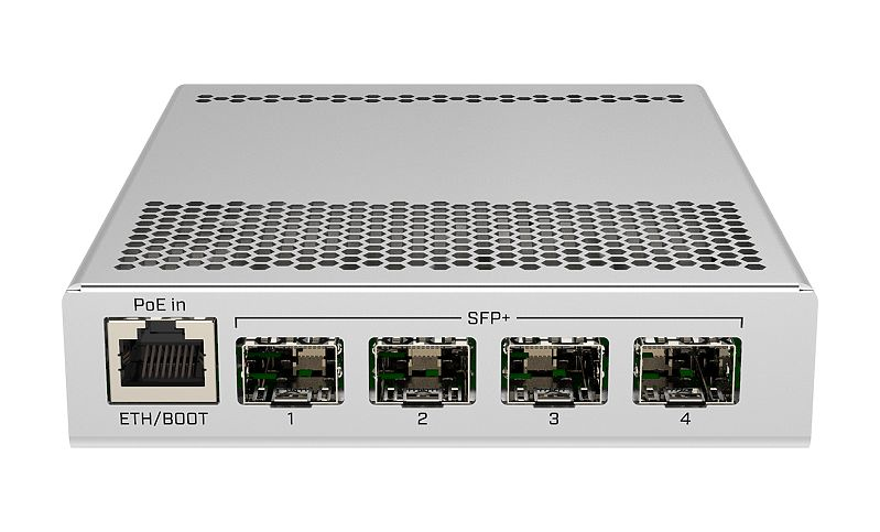 MikroTik CRS305-1G-4S+IN Managed Switch 4x SFP+ 1x RJ-45 PoE+ Weiß