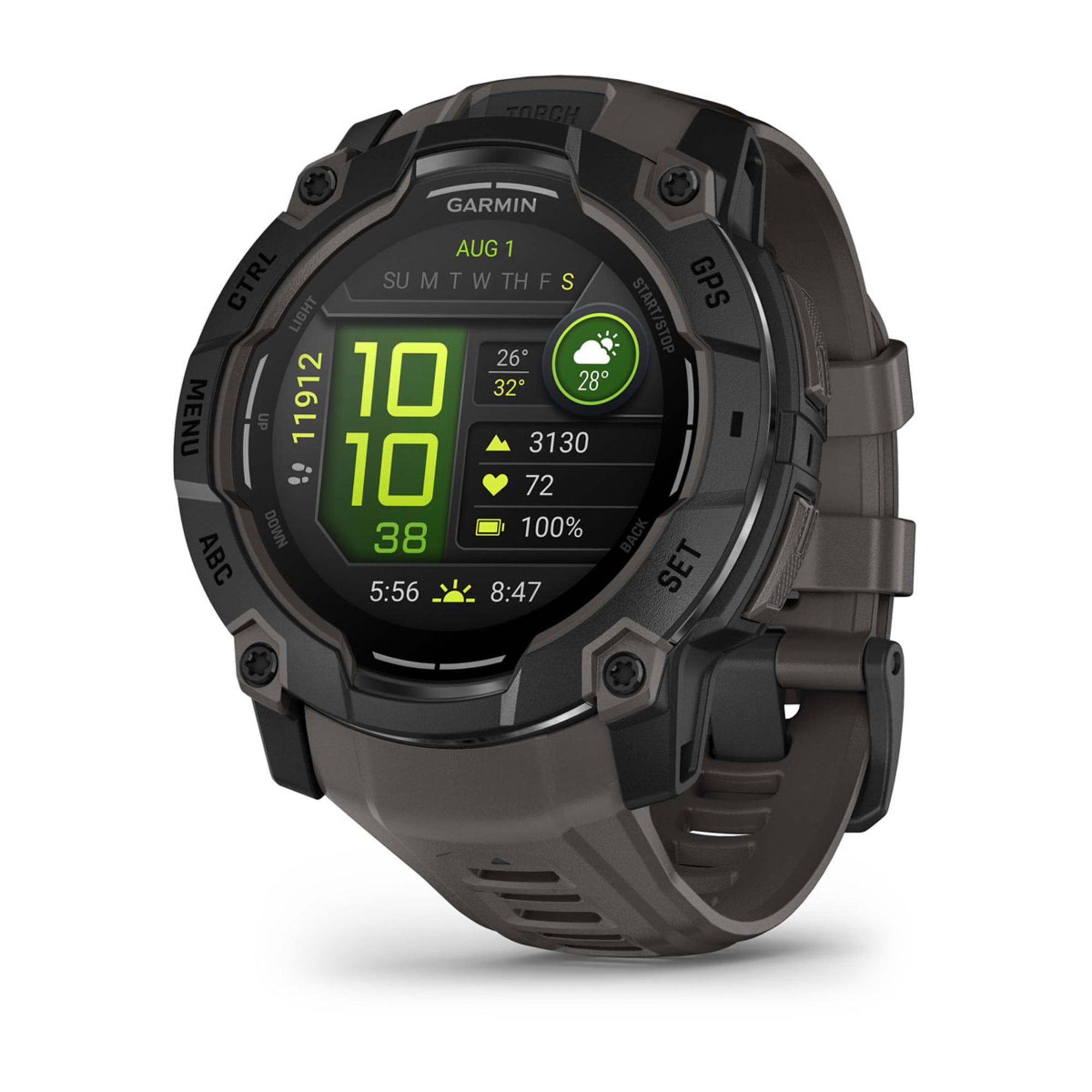 Garmin Instinct 3 AMOLED Smartwatch 50 mm 1,3" Schwarz