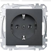 MERTEN SCHUKO-Steckdose 16A MEG2301-0414 Thermoplast edelmatt 250V anthrazit MEG2 MEG2301-0414 (MEG2301-0414)