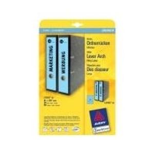 Avery L4753 - Aktenetiketten - Blau - 61 x 297 mm - 60 Stck. (20 Bogen x 3) -... - Avery L4753 - Aktenetiketten - Blau - 61 x 297 mm - 60 Stck. (20 Bogen x 3) -...