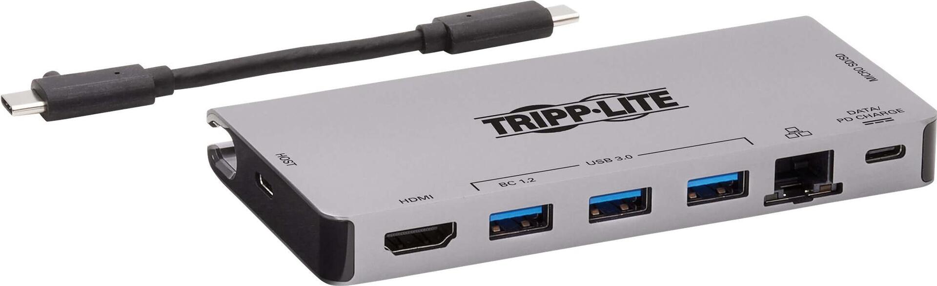 Tripp Lite Eaton Tripp Lite Series U442-DOCK5D-GY USB-C Dockingstation Grau