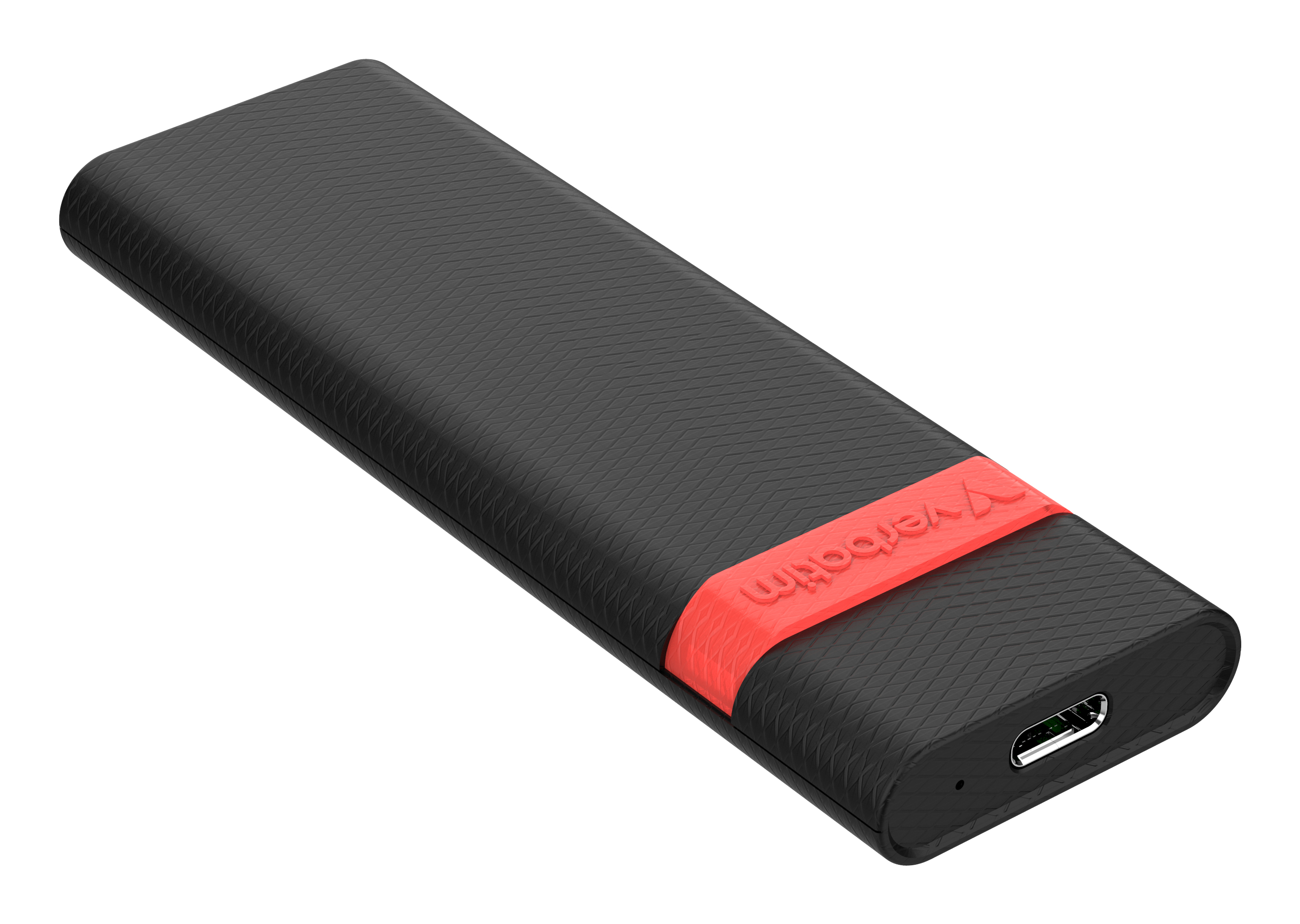 Verbatim Store 'n' Go M.2 NVMe SSD-Gehäuse USB 3.2 Gen 2 10 Gbit/s Schwarz/Rot