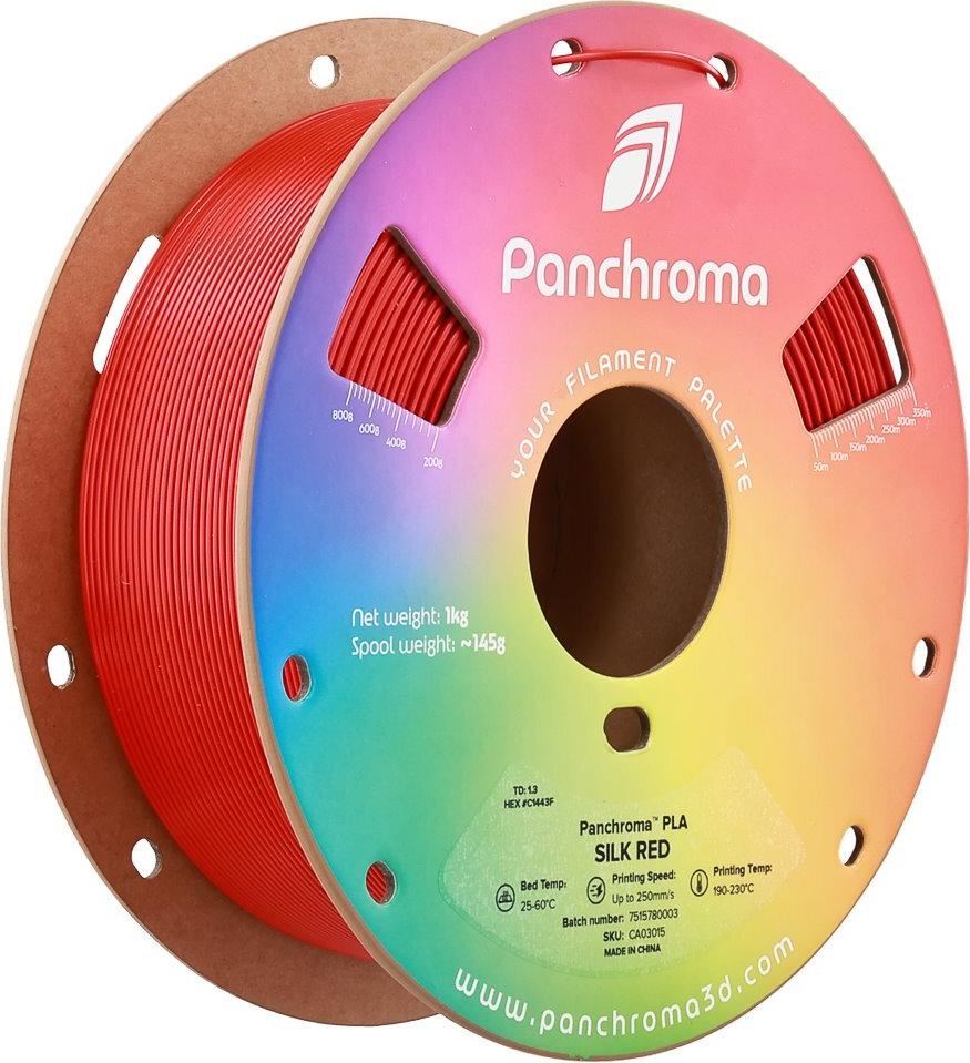 Polymaker CA3015 - Filament Panchroma PLA Silk Red 1.75 mm 1 kg (CA03015)