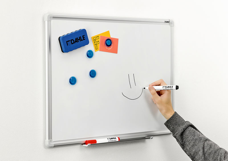 Dahle 96151 Magnetisches Whiteboard 900 x 600 mm Weiß