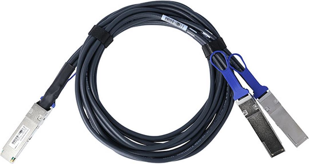 BlueOptics BL072001W2M26-BL InfiniBand-Kabel 2 m QSFP56 2xQSFP56 Schwarz (BL072001W2M26-BL)