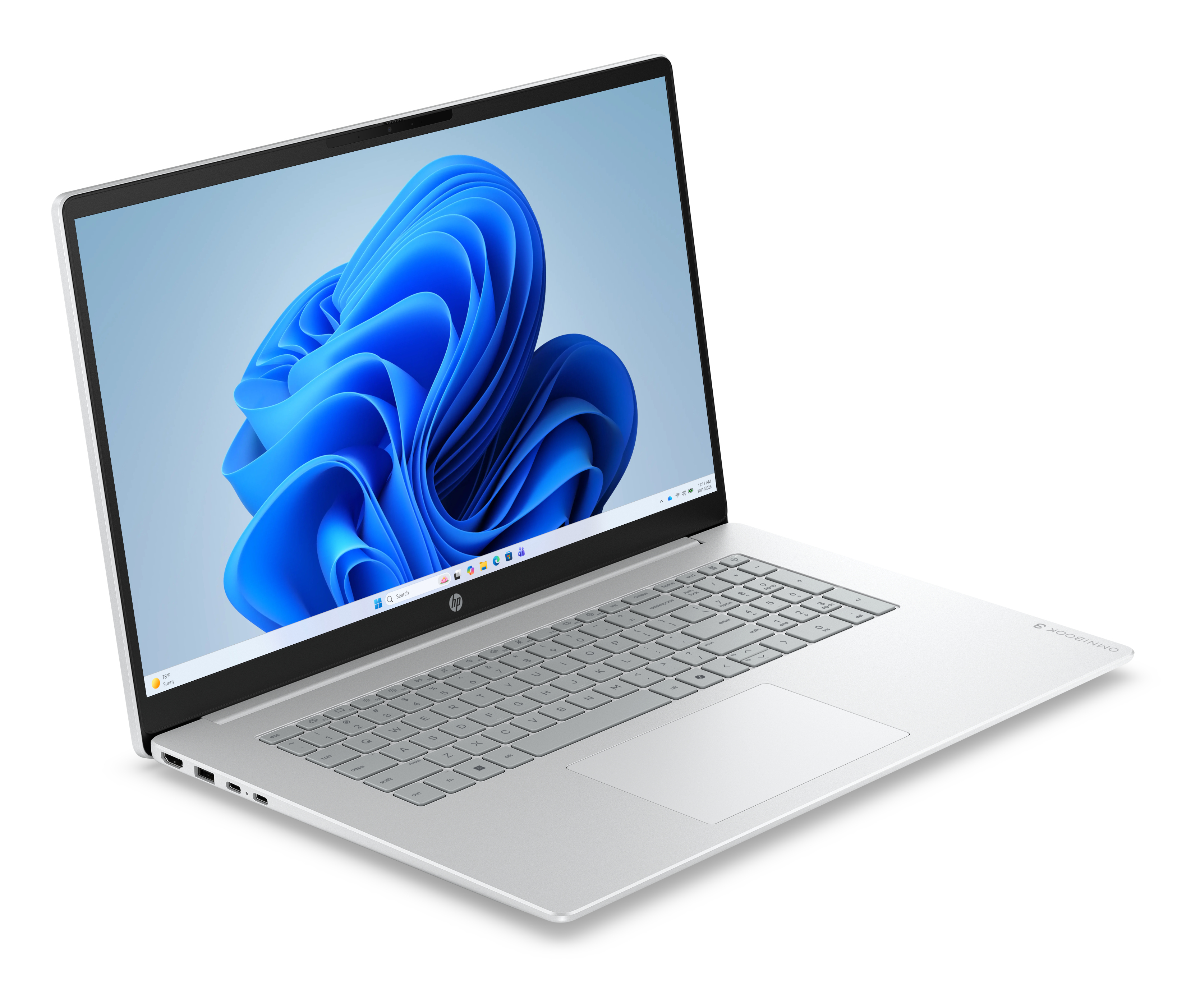 HP OmniBook 3 17-dp0655ng 17,3" AMD Ryzen 5 16 GB RAM 512 GB SSD Grau, Silber